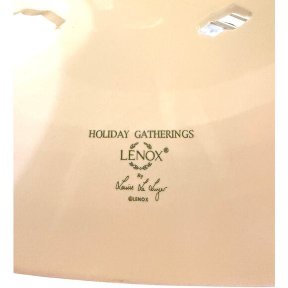 Lenox Vintage Holiday Gatherings Holly Berry Tea Light Candle Lamp New - Picture 10 of 10